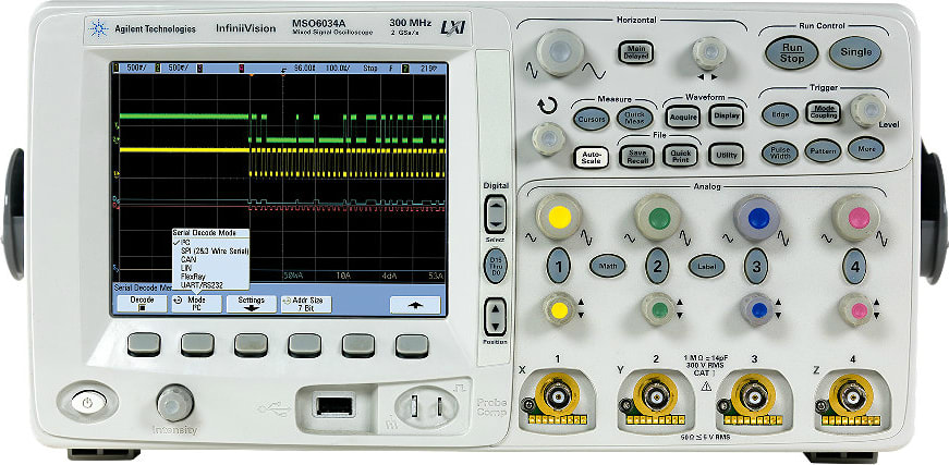 ���݂� MSO6034A ʾ����/Agilent�s�ԈD