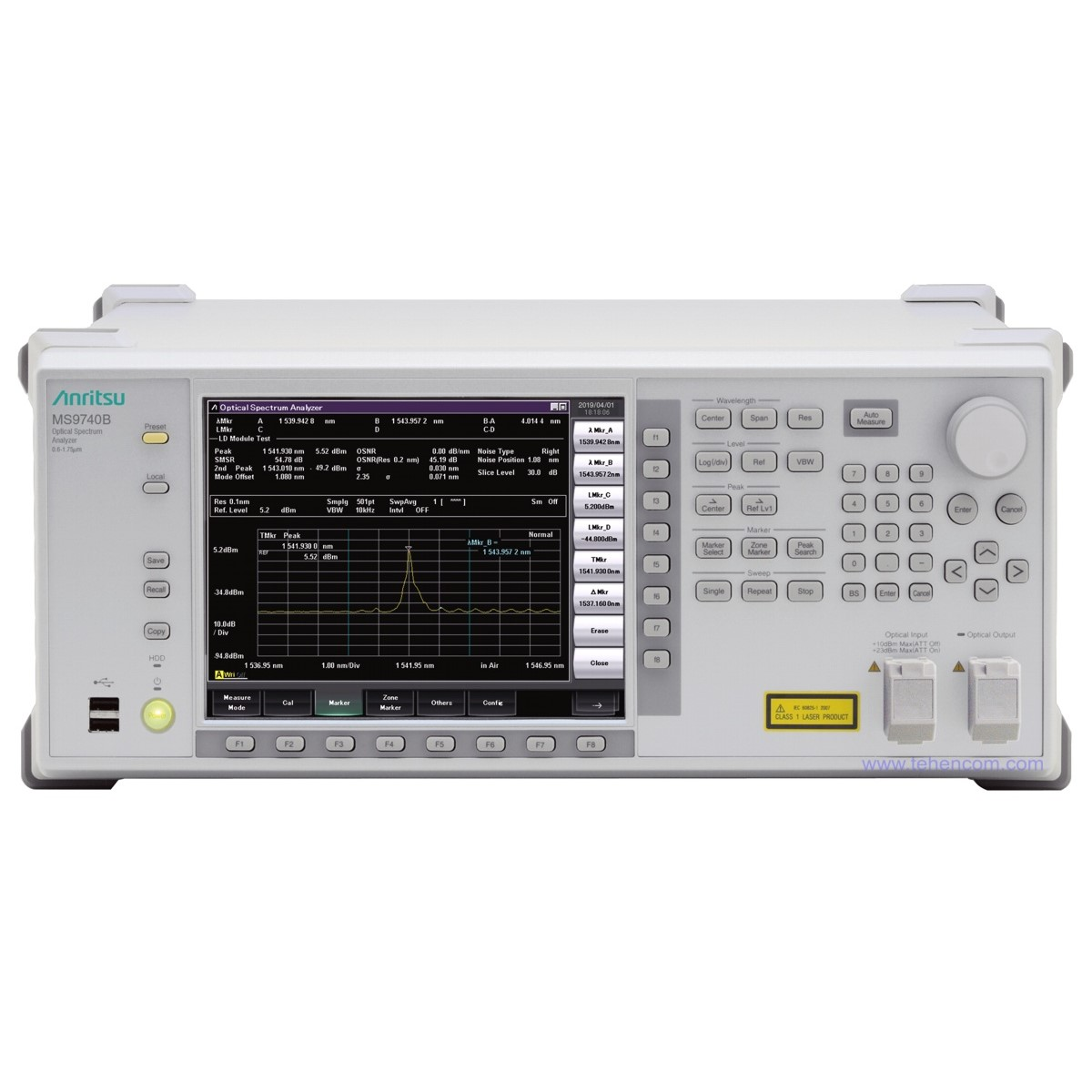 ����(Anritsu) MS9740B ���V�����x/Anritsu�s�ԈD