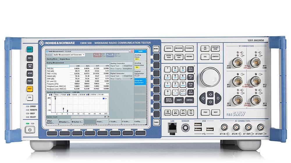 �N��|�_���cʩ�ߴ� CMW500 �����o���ͨ�Ŝyԇ�x/R&S�s�ԈD