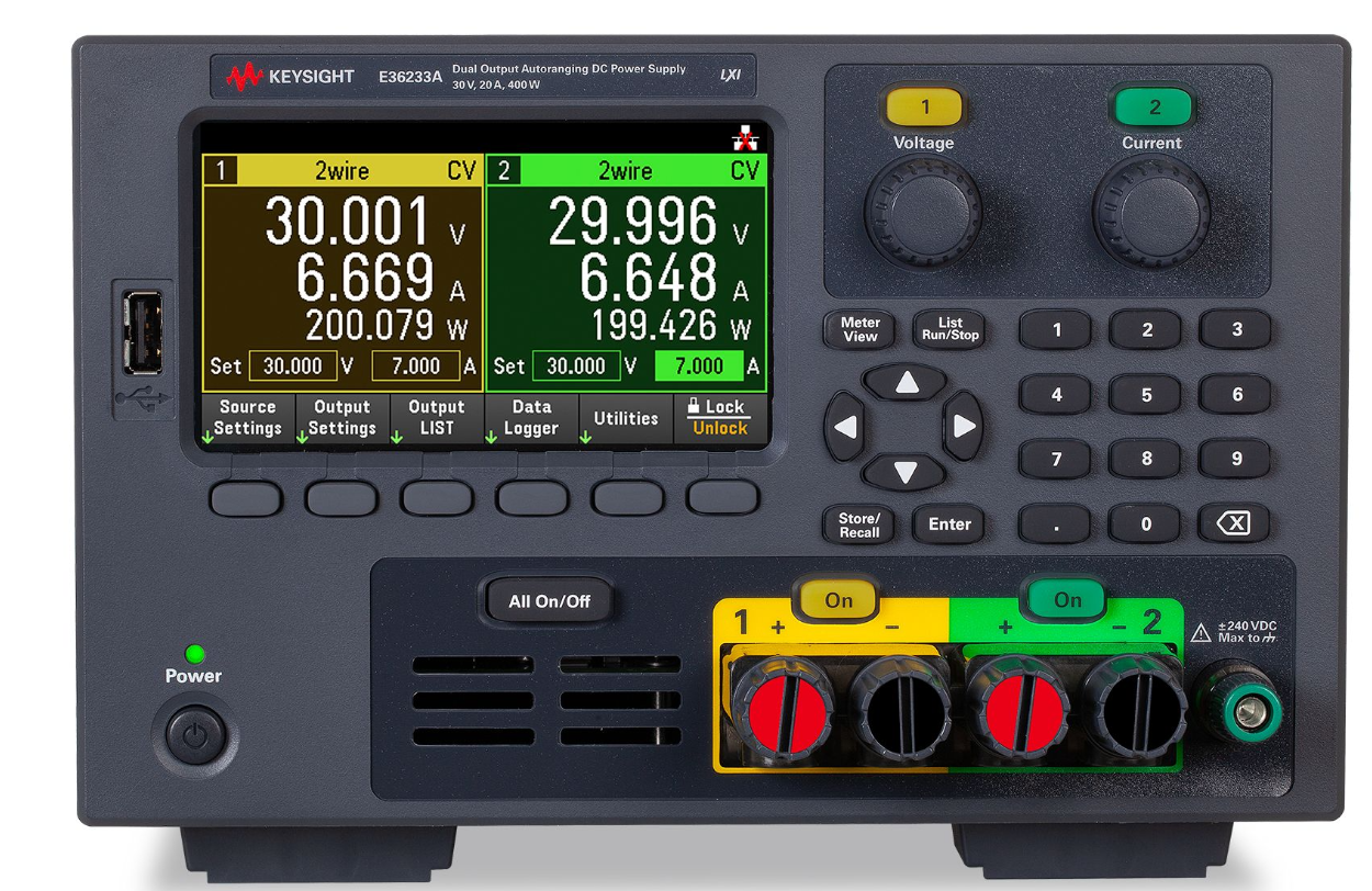 Keysight E36233A �Ԅ������pݔ���Դ/Keysight�s�ԈD