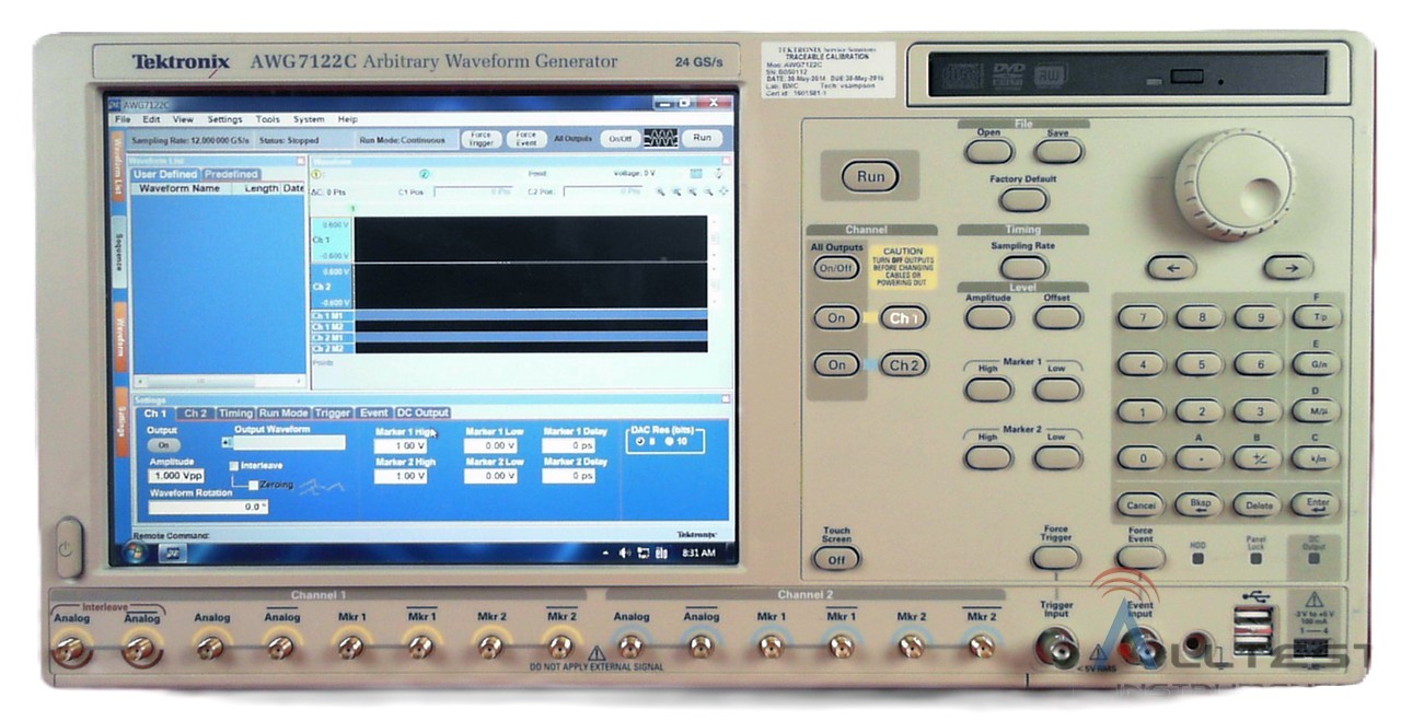 ����|̩�� AWG7122C ���Ⲩ�ΰl(f��)����/Tektronix�s�ԈD