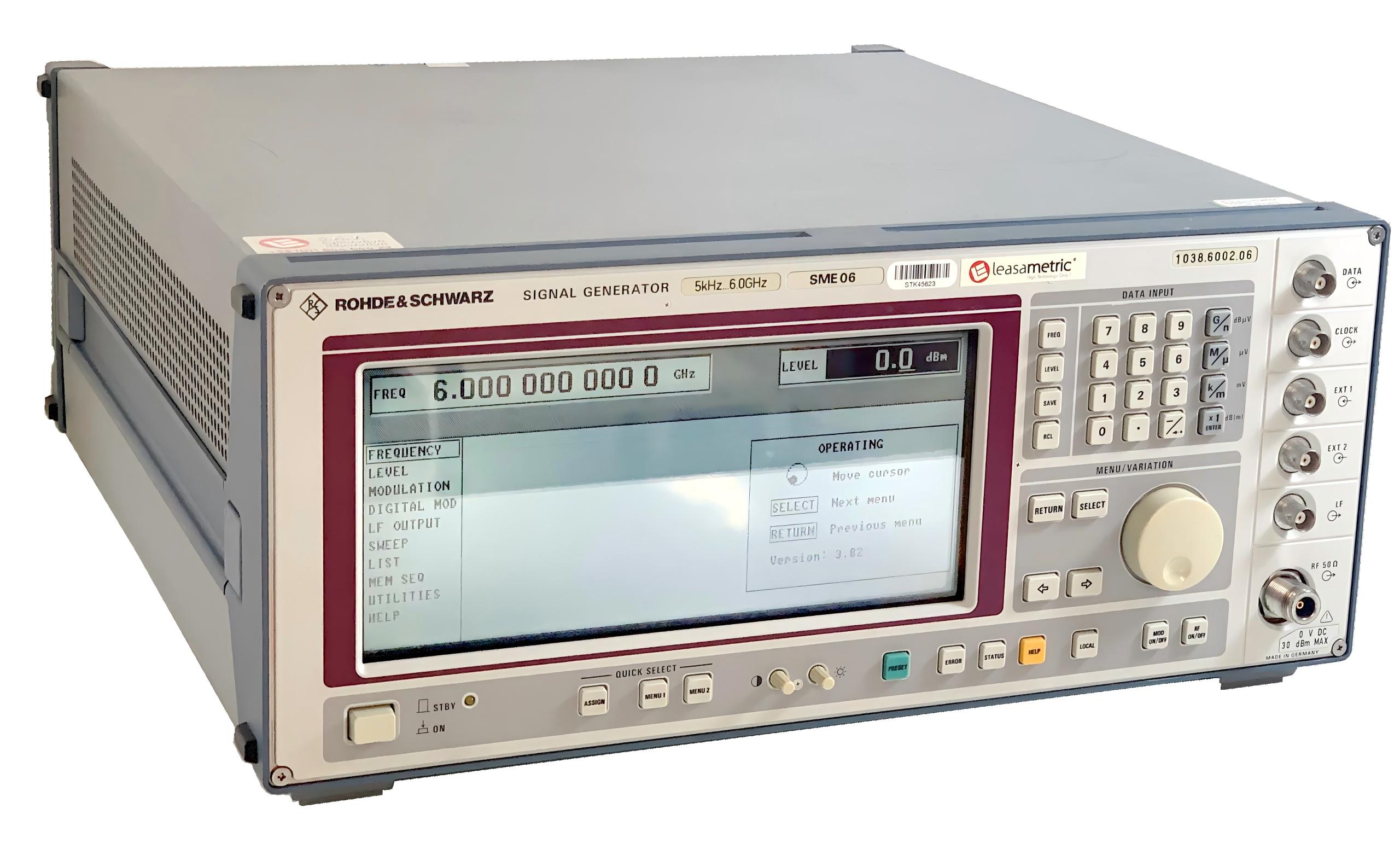 �N��|�_���cʩ�ߴ�  SME06 ��̖�l(f��)����/R&S�s�ԈD