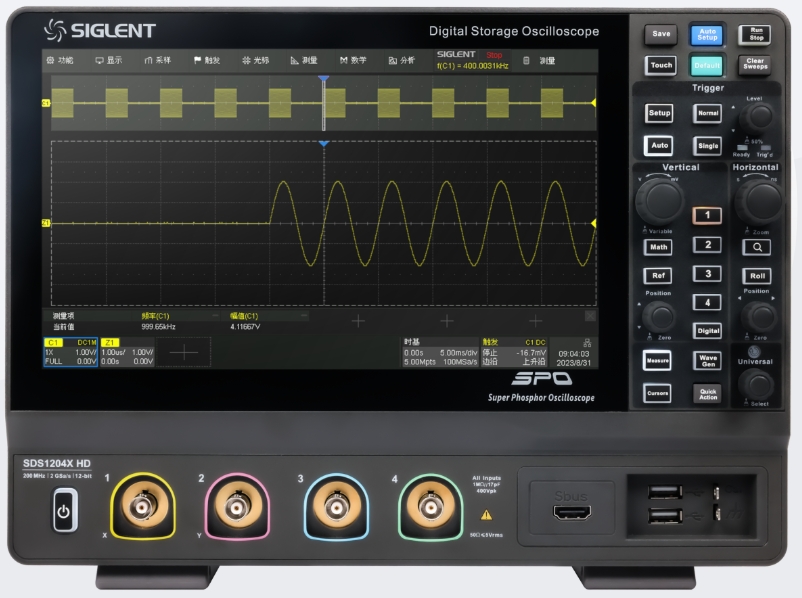 ��ꖿƼ� SDS1000X HDϵ�� �߷ֱ��ʔ�(sh��)��ʾ����/�����s�ԈD