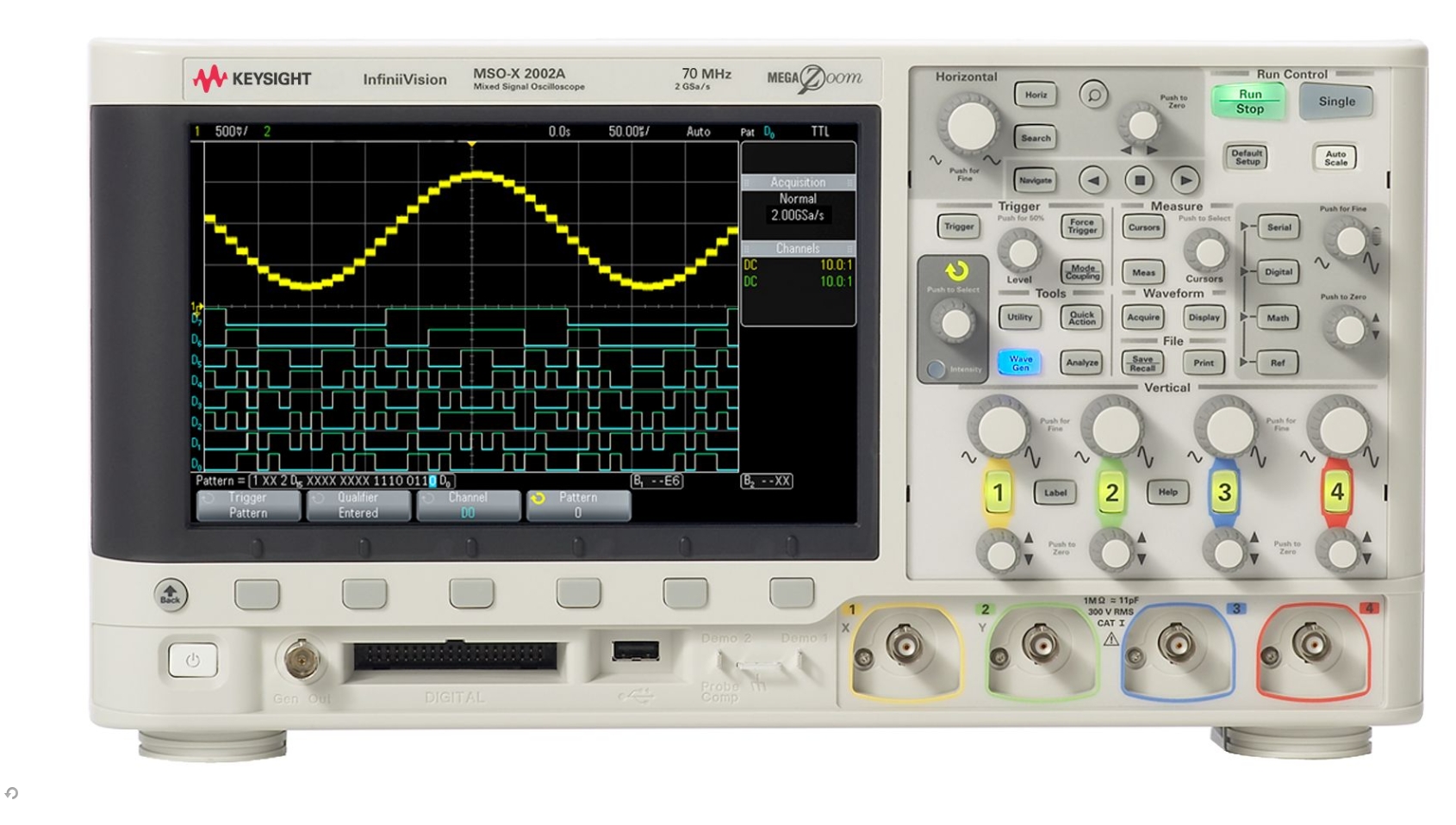 �N��|Keysight MSOX2002A	�����̖ʾ����/Keysight�s�ԈD