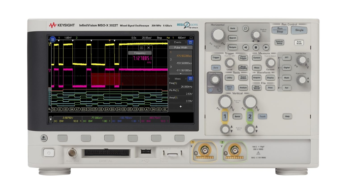 �N��|Keysight MSOX3022T �����̖ʾ����/Keysight�s�ԈD