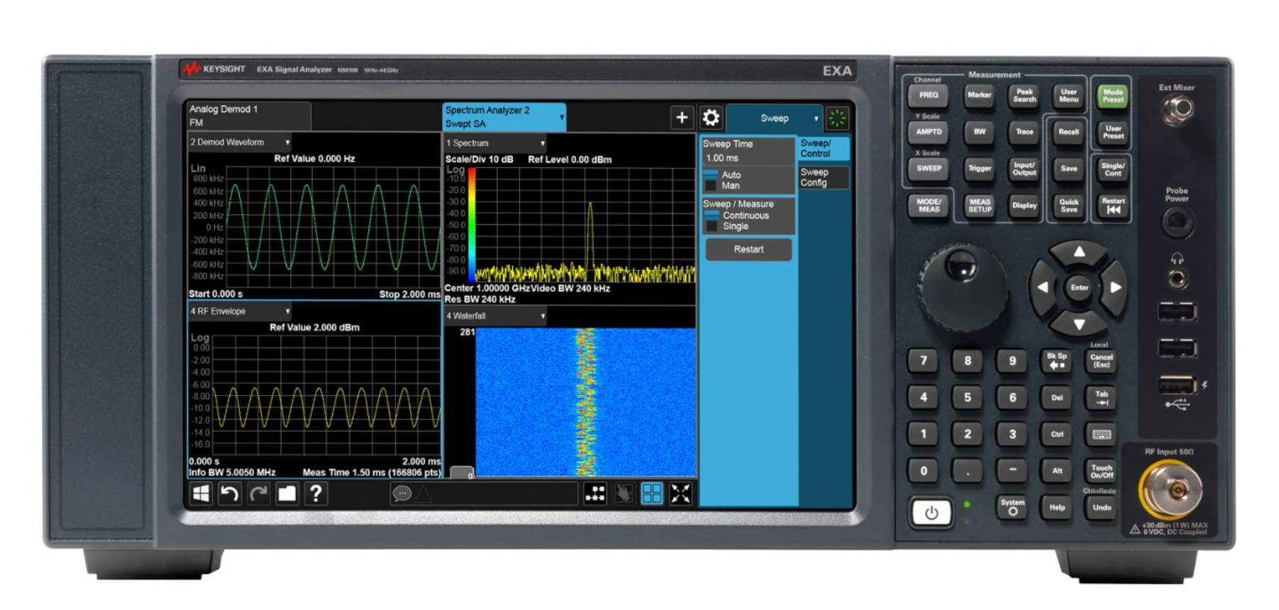 EXA��̖(h��o)�����x 44G/Keysight�s�ԈD