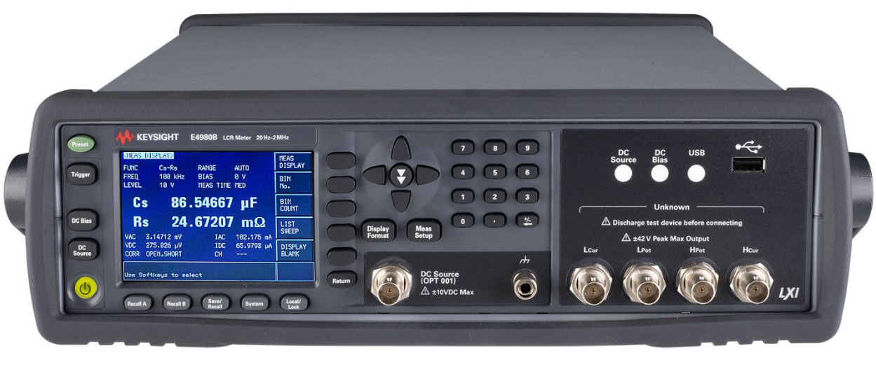 �ǵ¿Ƽ� E4980BL ���� LCR ��/Keysight�s�ԈD