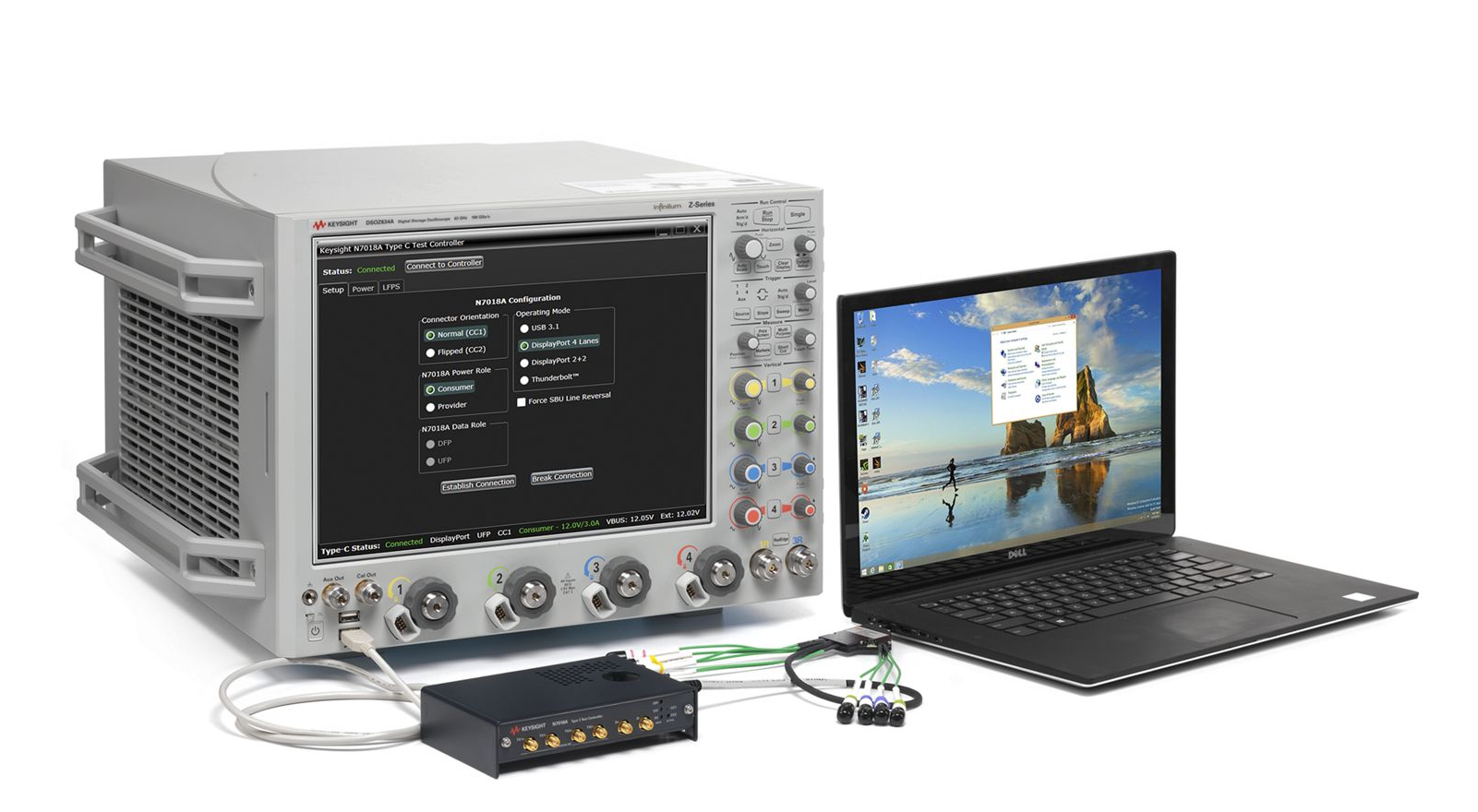 Type-C �yԇ������/Keysight�s�ԈD