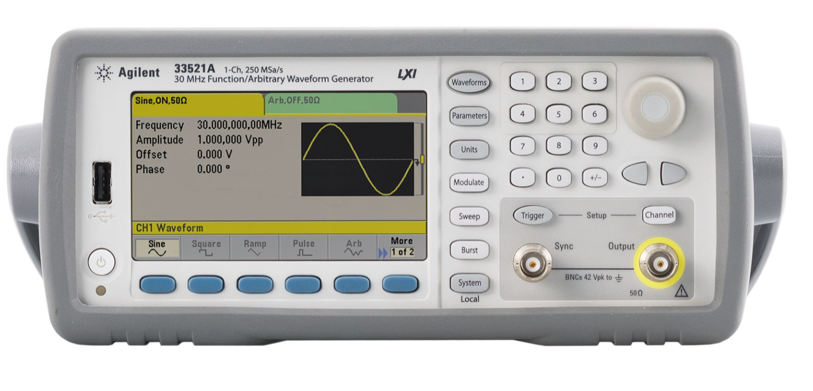 �ǵ¿Ƽ� 33521A  ����(sh��)/���Ⲩ�ΰl(f��)����/Keysight�s�ԈD