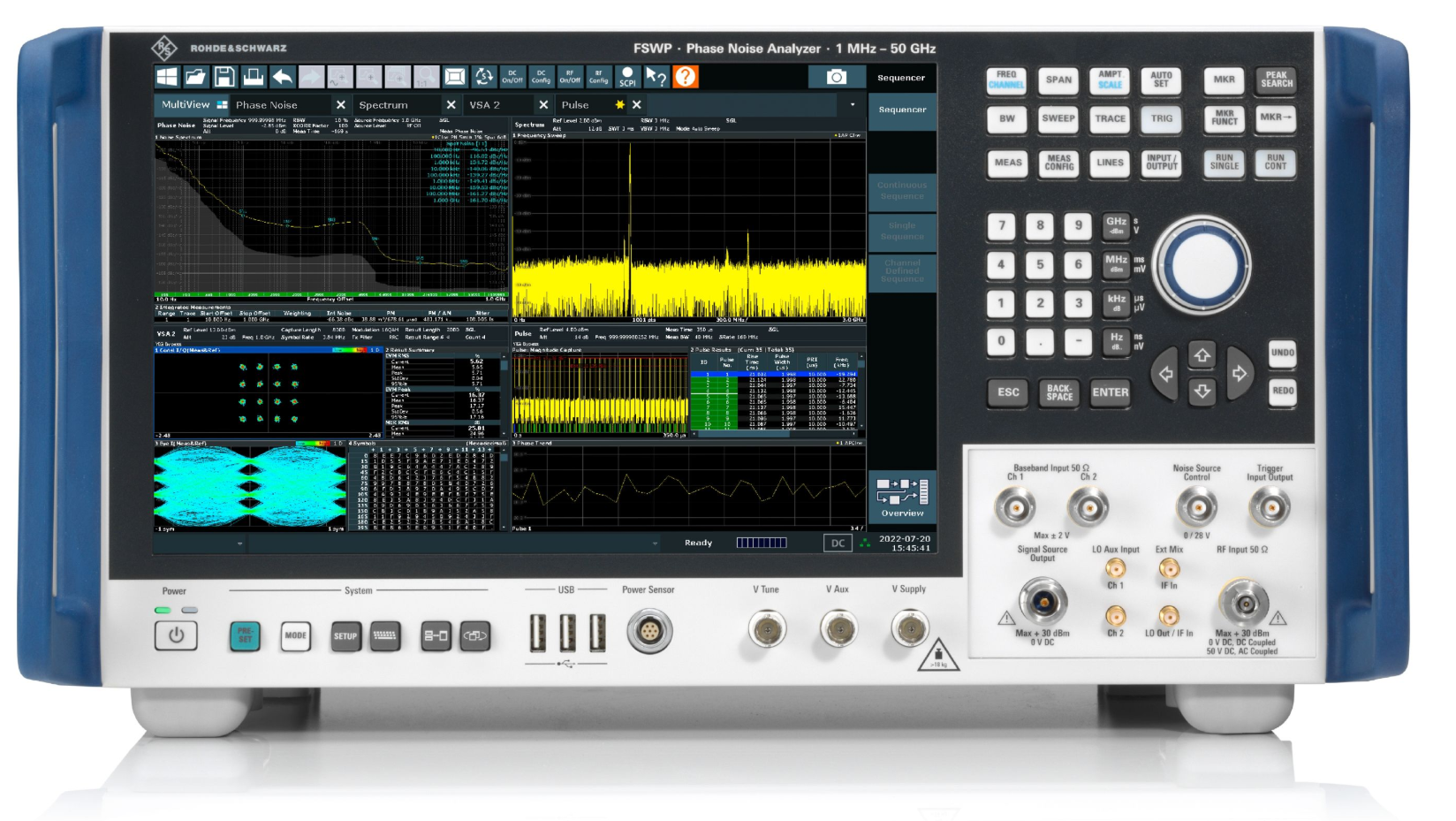 �_���cʩ�ߴ� FSWP8 ��λ�������x�� VCO �yԇ�x/R&S�s�ԈD