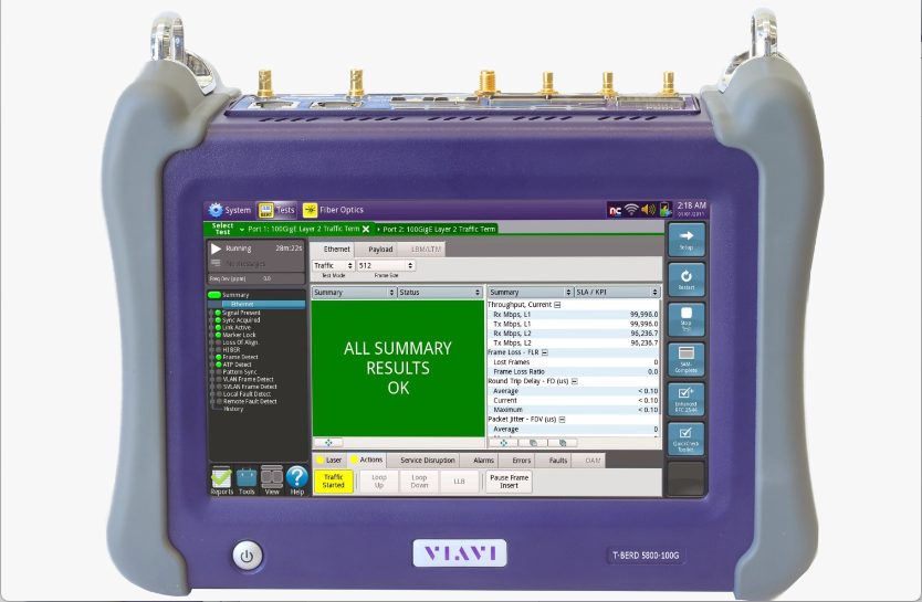 �S��|VIAVI  MTS5800-100G �W(w��ng)�j(lu��)�y(c��)ԇ�x/�����s�ԈD