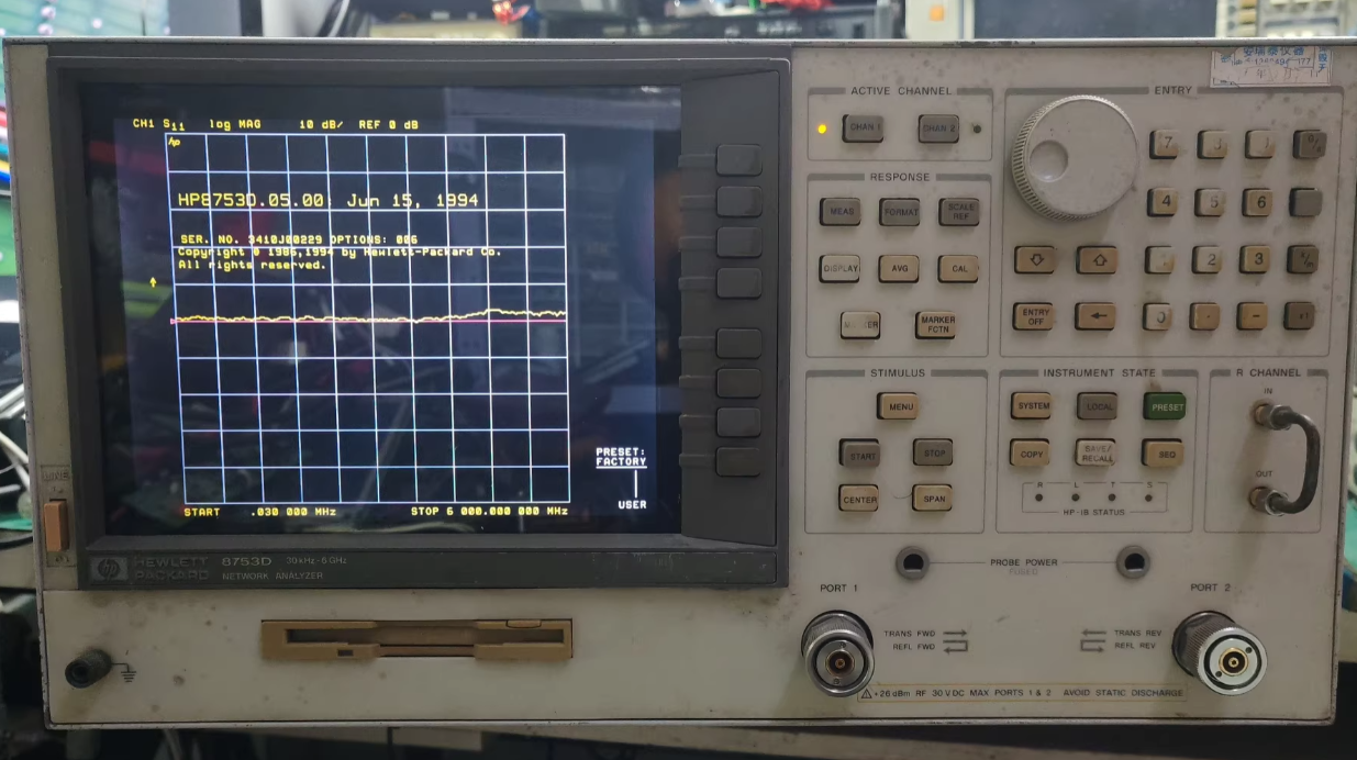 �N�ۡ����U|���� 8753D �W(w��ng)�j(lu��)�����x/Agilent/HP�s�ԈD