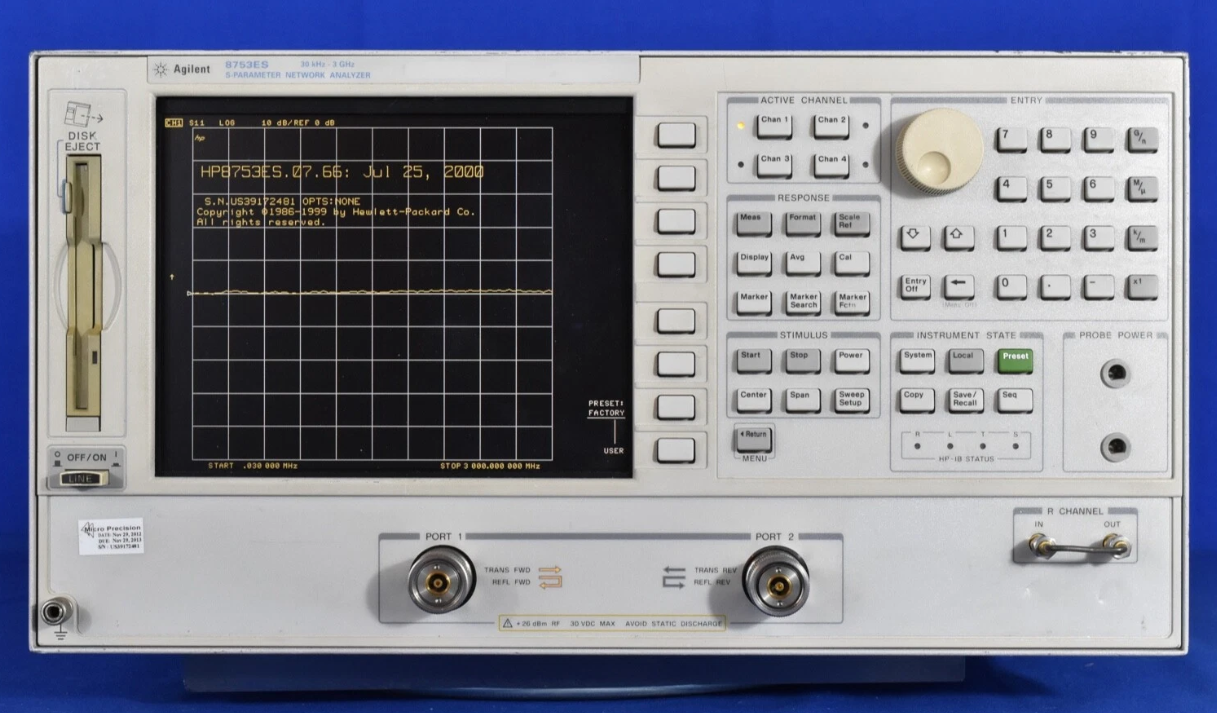 �N�ۡ����U|���� 8753E S-����(sh��)ʸ���W(w��ng)�j(lu��)�����x/Agilent/HP�s�ԈD