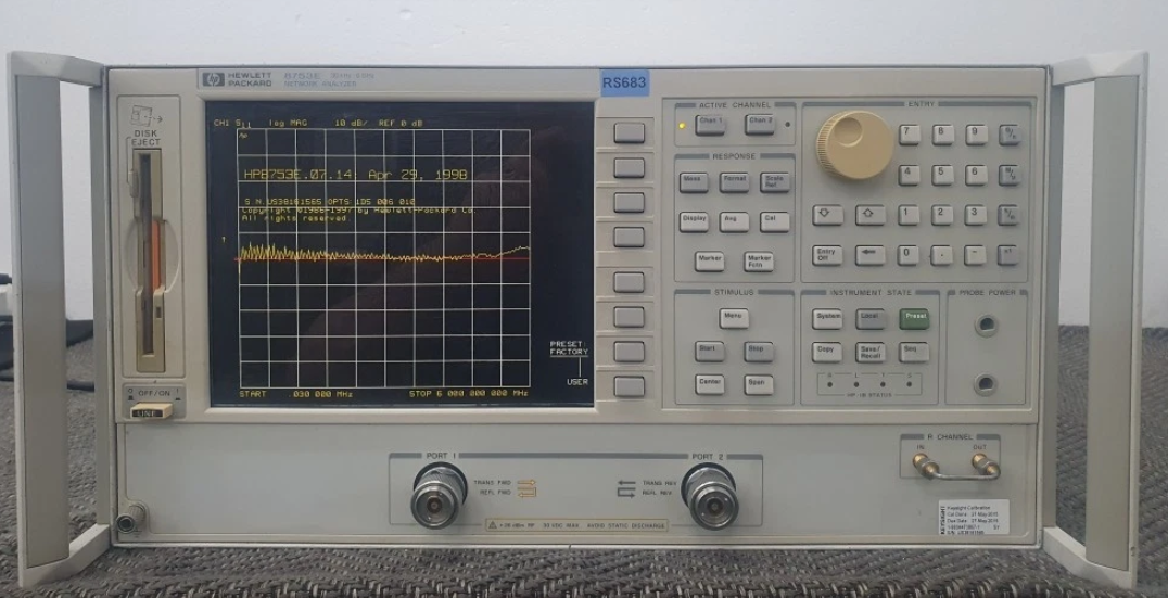 �N�ۡ����U|���� 8753ET ���lʸ���W(w��ng)�j(lu��)�����x/Agilent/HP�s�ԈD